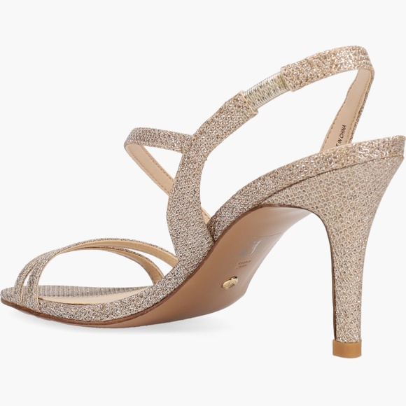 Rooni Slingback Sandal in Gold Nude Size 8.5 Fits Like Size 8 by Pelle Moda - Picture 4 of 9